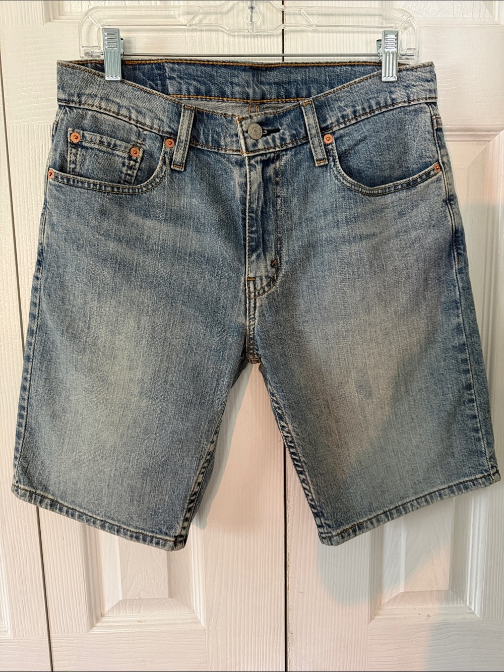 Levi's 405 Men's Blue Denim Jean Shorts Sz W30 L10